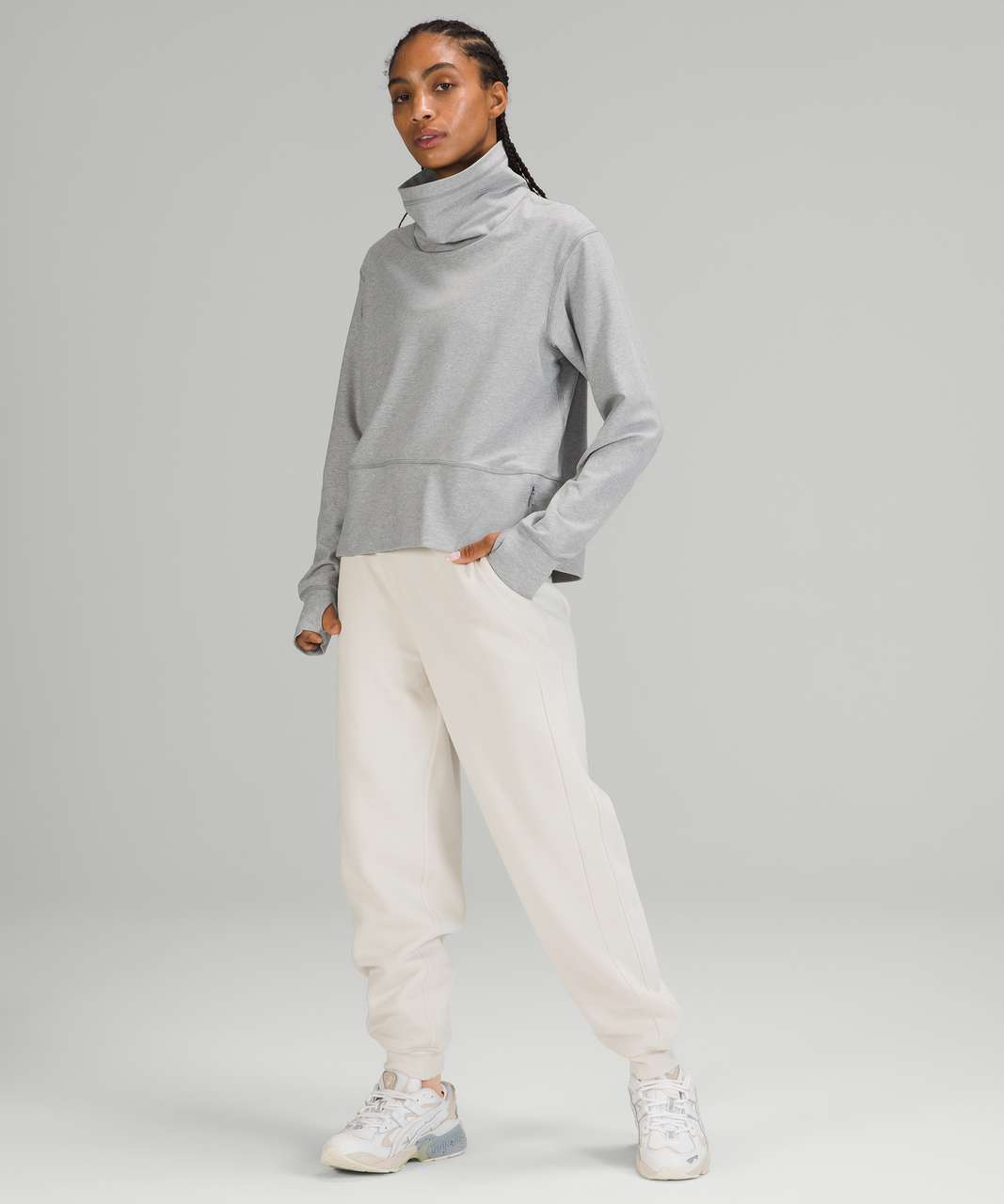 Lululemon Ready to Rulu Pullover - Heathered Raceway Grey (First Release)