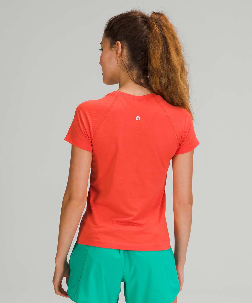 Lululemon Swiftly Tech Short Sleeve Shirt 2.0 *Race Length - Autumn Red /  Autumn Red - lulu fanatics