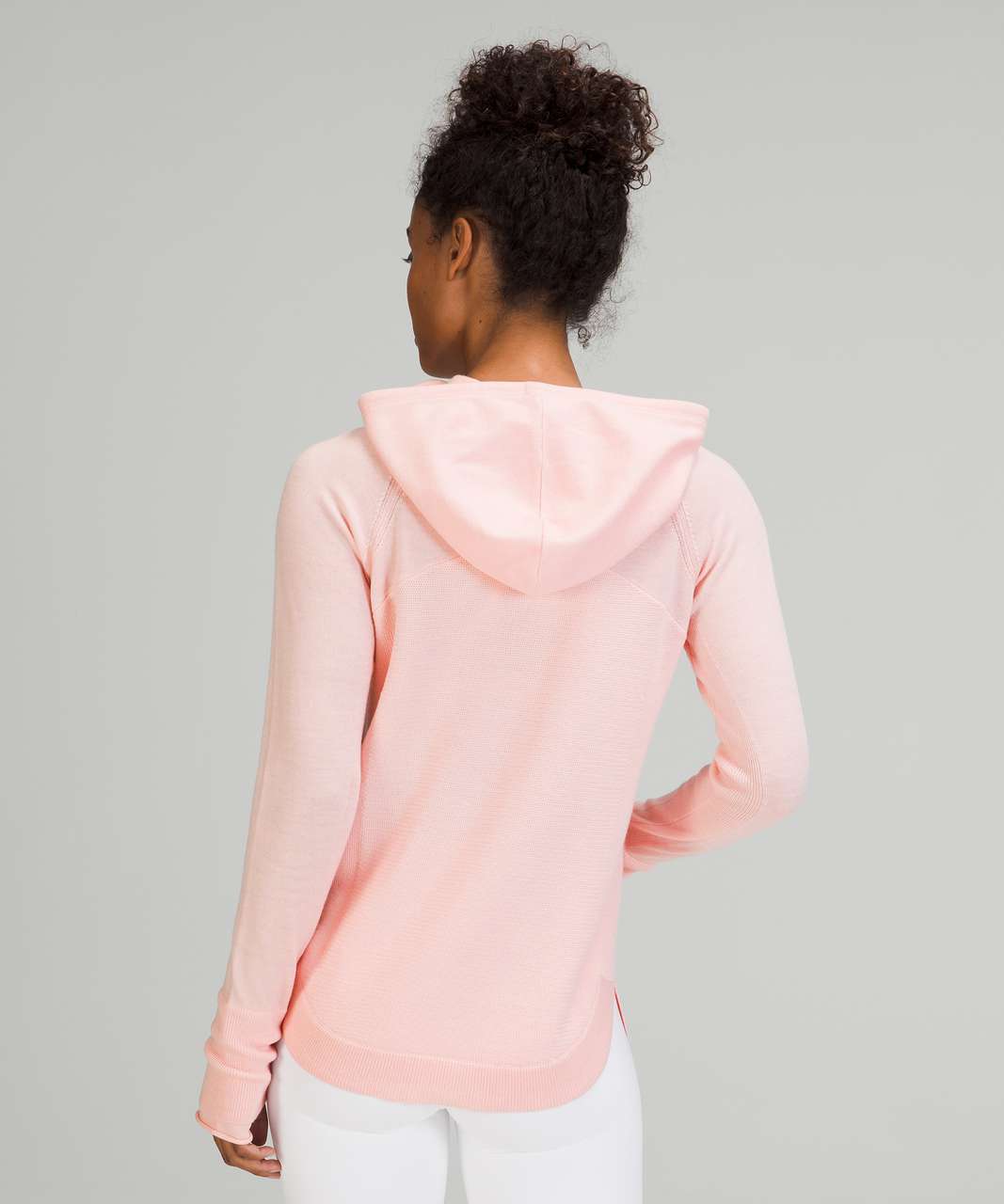 Lululemon Light Merino Wool Hoodie - Pink Mist