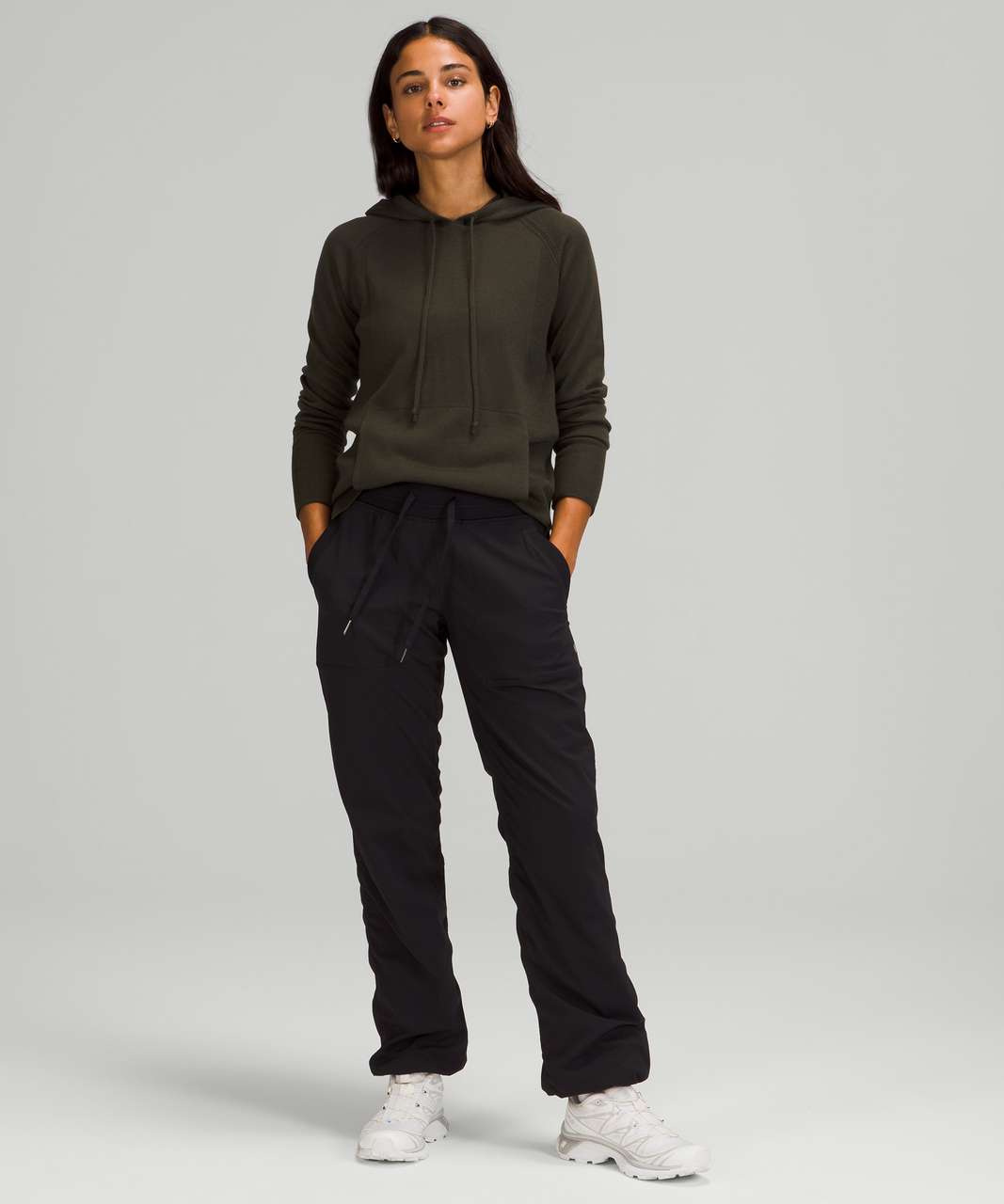 Lululemon Engineered Warmth Hoodie - Black / Black - lulu fanatics