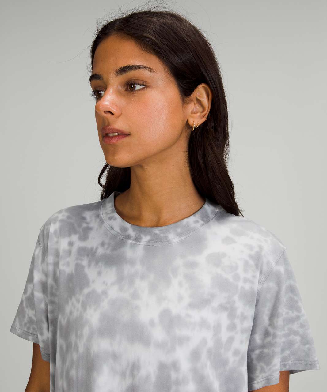 Lululemon All Yours T-Shirt Dress - Marmoleado Tie Dye Vapor Rhino Grey