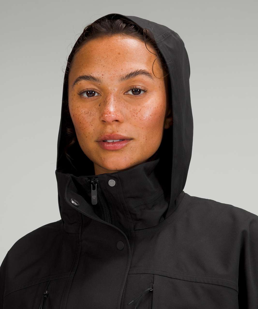 Lululemon StretchSeal Relaxed-Fit Long Rain Jacket - Black