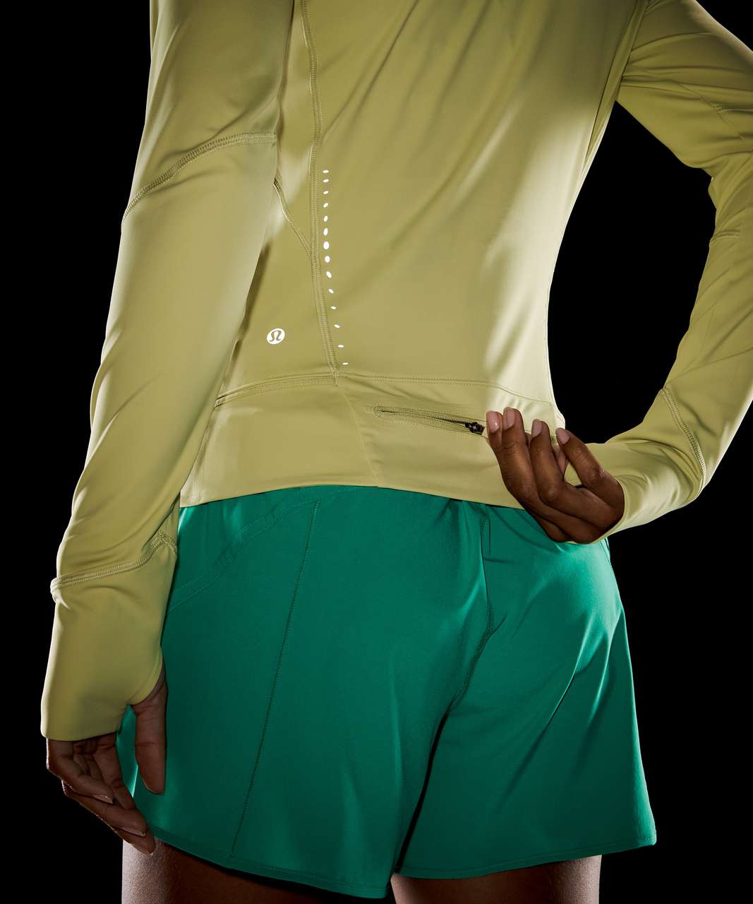 Lululemon Nulux UV Protective Run Jacket - Dew Green