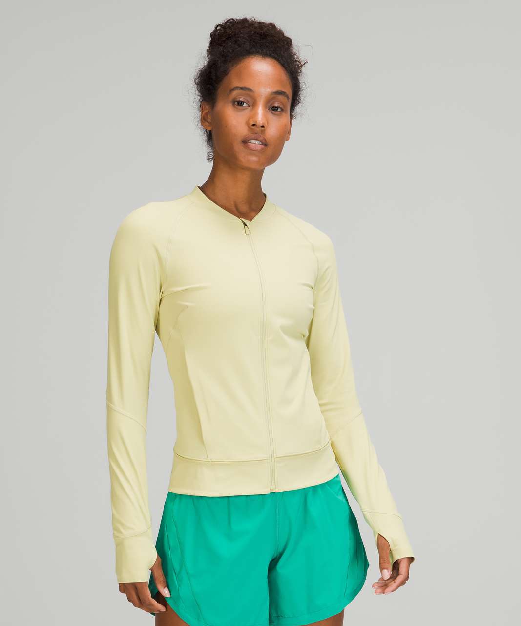 Lululemon Nulux UV Protective Run Jacket - Dew Green