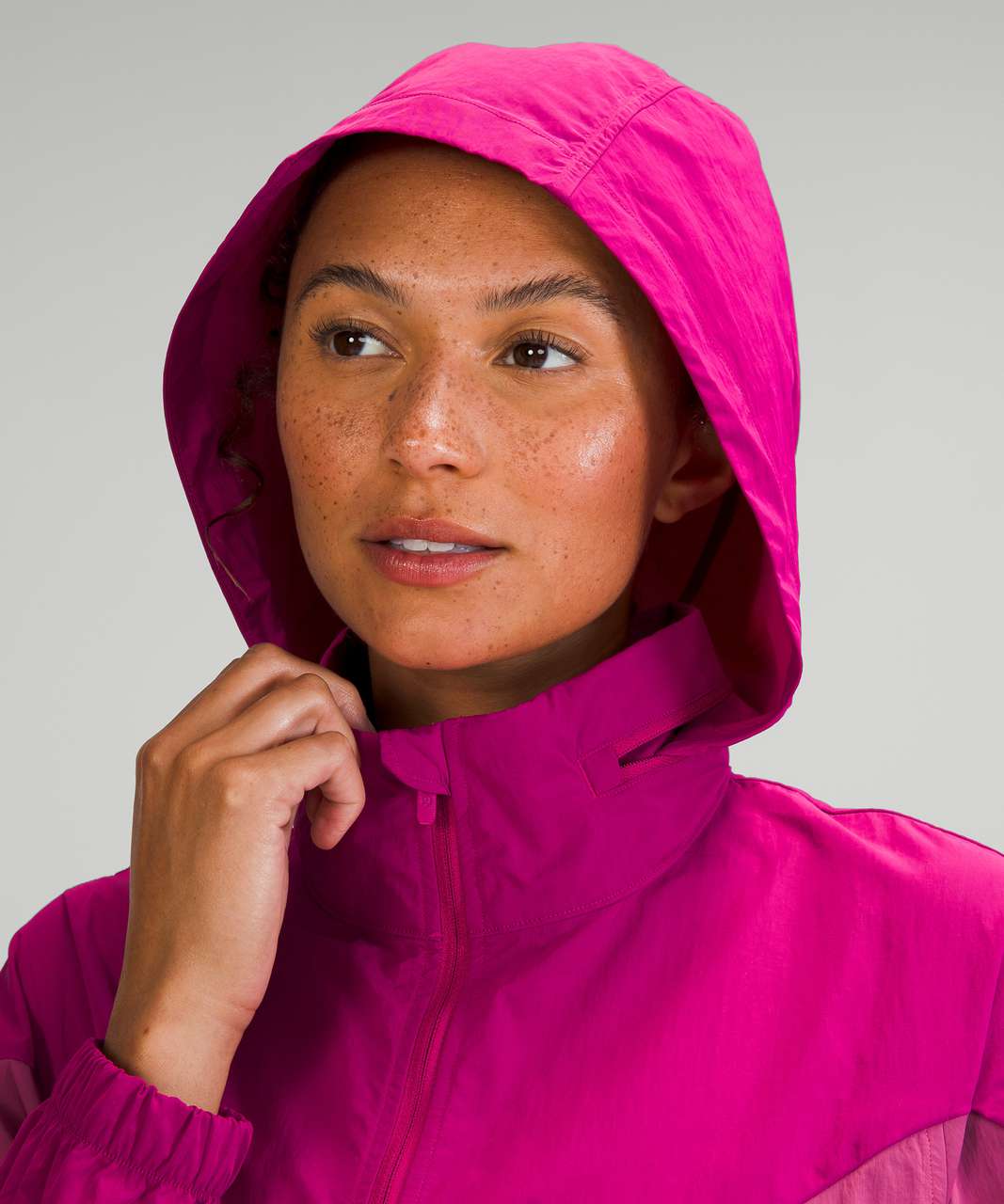 Lululemon Evergreen Anorak - Ripened Raspberry / Pink Lychee / Autumn Red