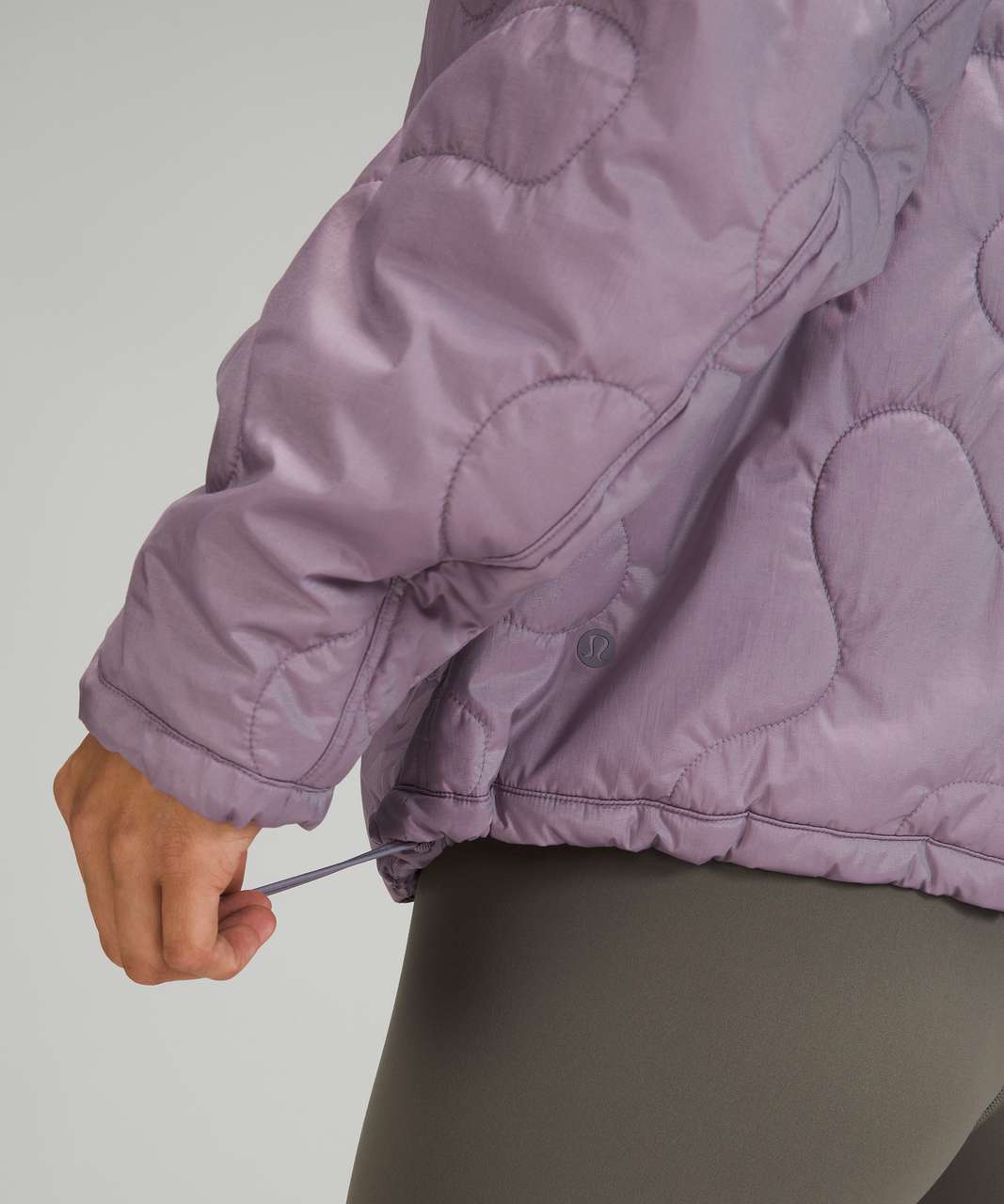 Lululemon Insulated Quilted Pullover Jacket - Heathered Dusky Lavender