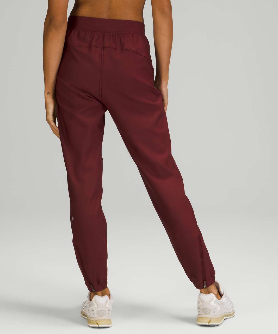 Lululemon Stretch High-Rise Pant 7/8 Length - Red Merlot - lulu fanatics