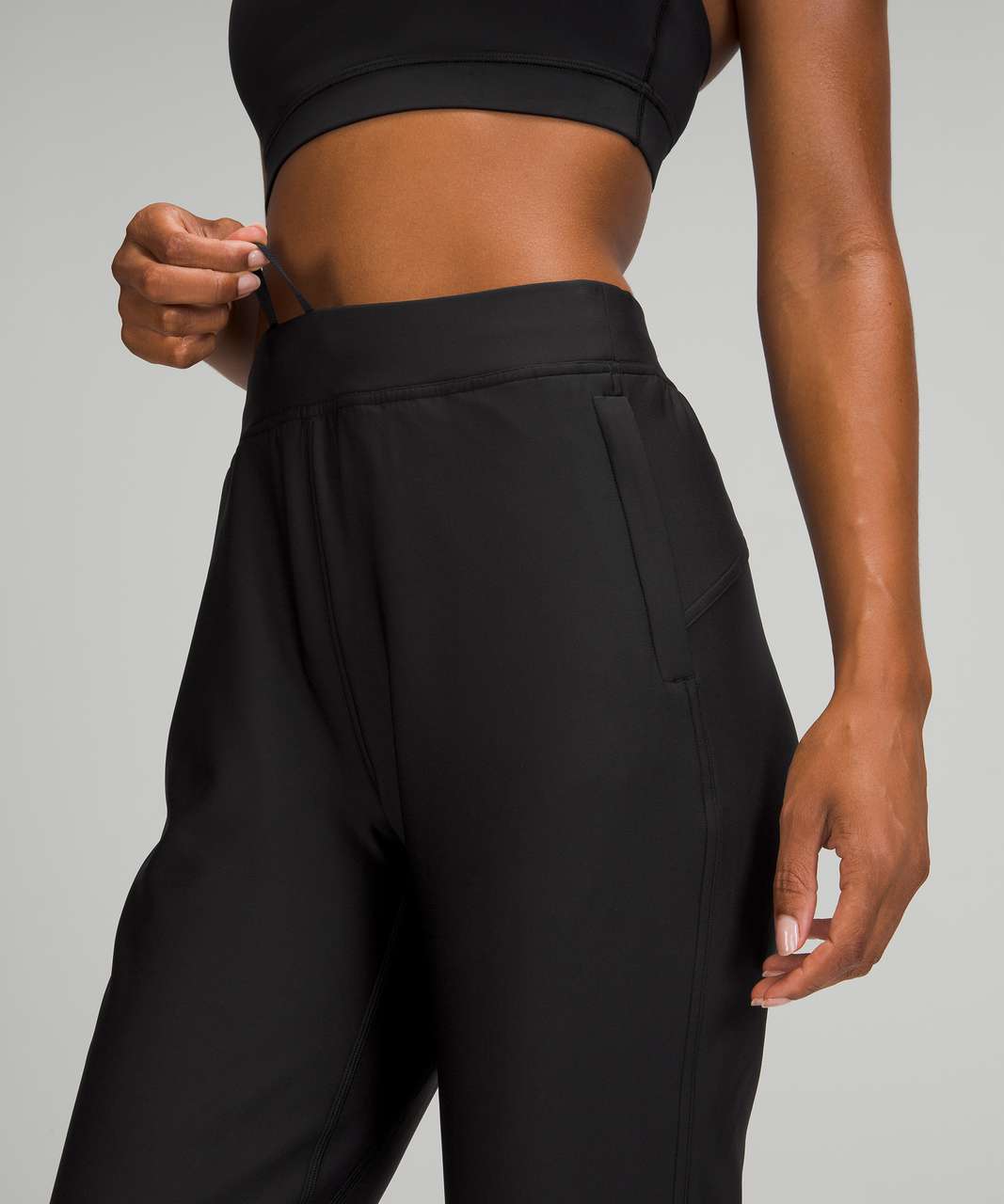 Lululemon Adapted State High-Rise Tech Fleece Jogger - Black