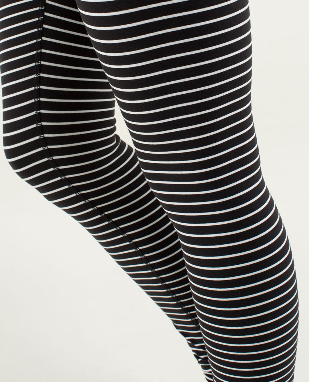 Black and White Striped Leggings