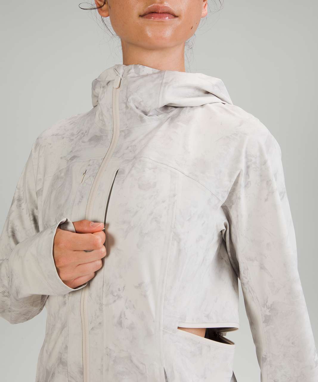 Lululemon Break a Trail Jacket - Aquila White Opal Multi