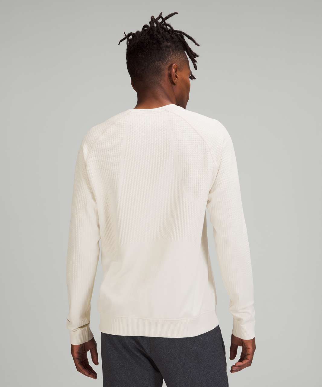 Lululemon Engineered Warmth Long Sleeve Crew - White Opal / White Opal