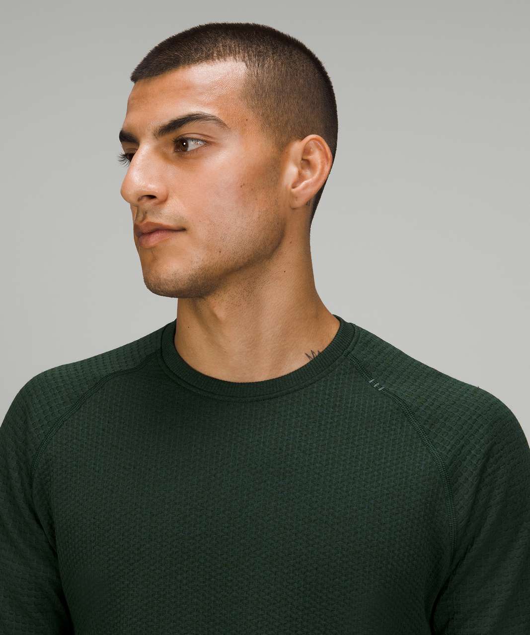 Lululemon Engineered Warmth Long Sleeve Crew - Rainforest Green /  Rainforest Green - lulu fanatics