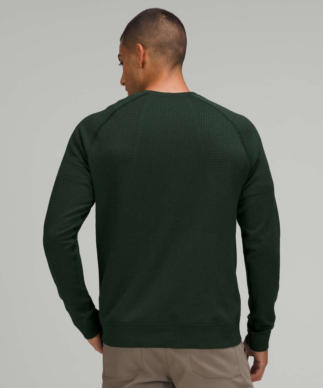 Lululemon Engineered Warmth Long Sleeve Crew - Rainforest Green / Rainforest Green