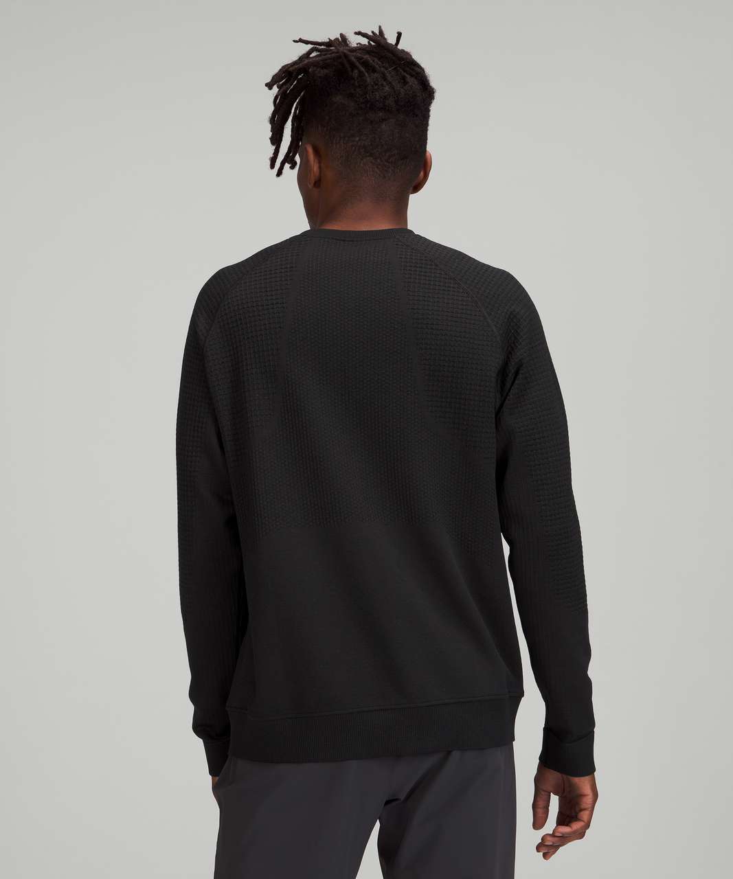 Lululemon Engineered Warmth Long Sleeve Crew - Black / Black