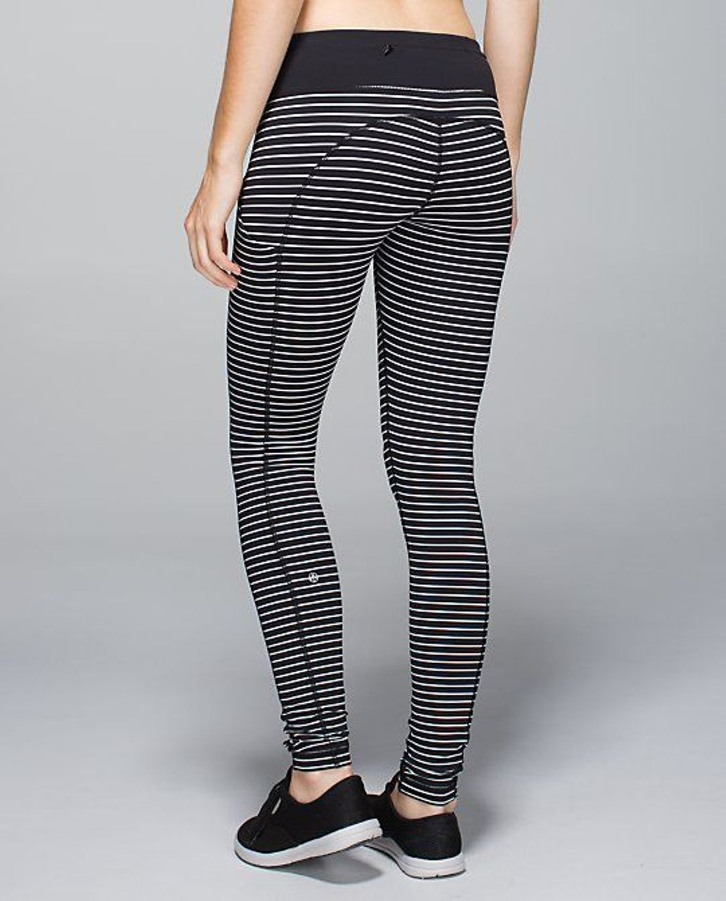 Lululemon Speed Tight II - Parallel Stripe Black White / Black