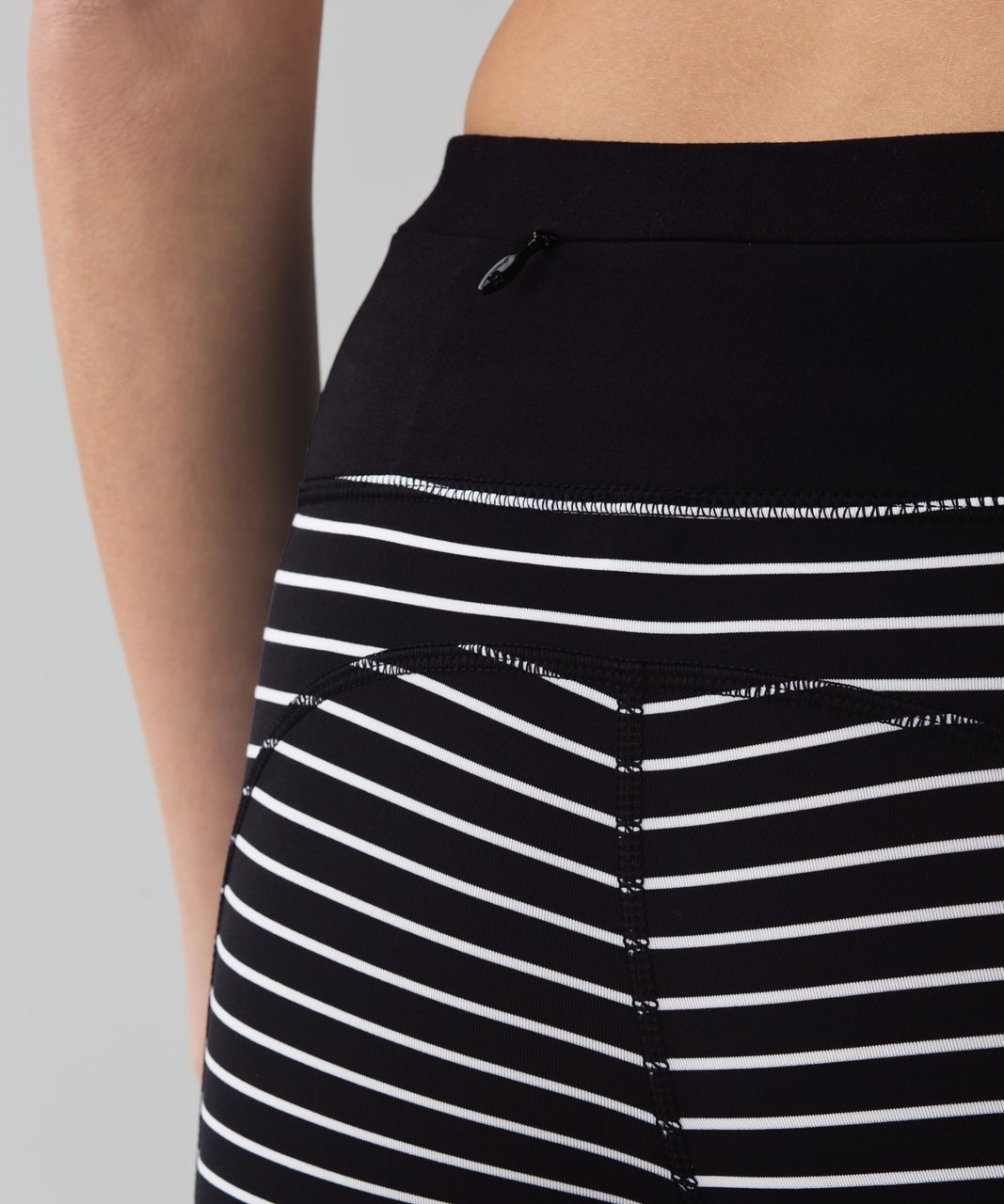 Lululemon Speed Tight II - Parallel Stripe Black White / Black - lulu  fanatics