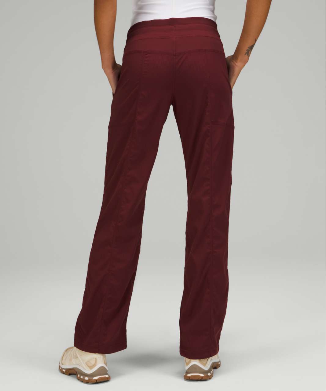 Lululemon Dance Studio Full Length Mid Rise Pant *31.5" - Red Merlot