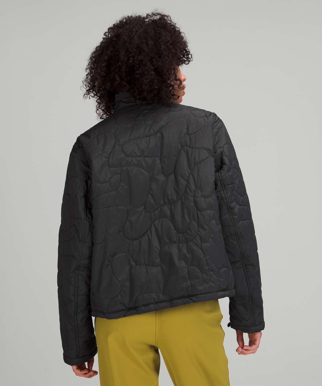 Lululemon Insulated Quilted Pullover Jacket - Heathered Black