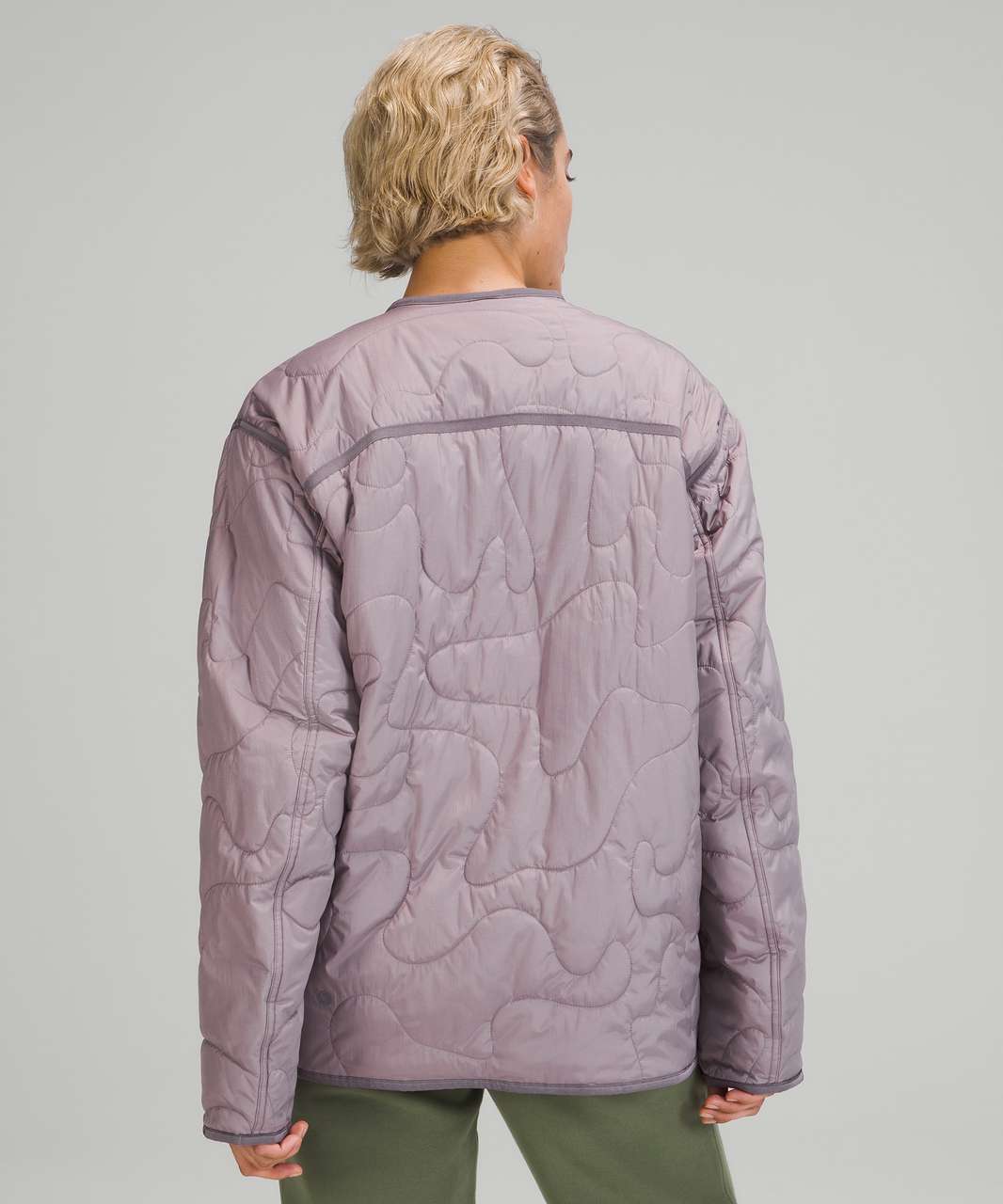 Lululemon Insulated Quilted Jacket - Heathered Dusky Lavender - lulu  fanatics