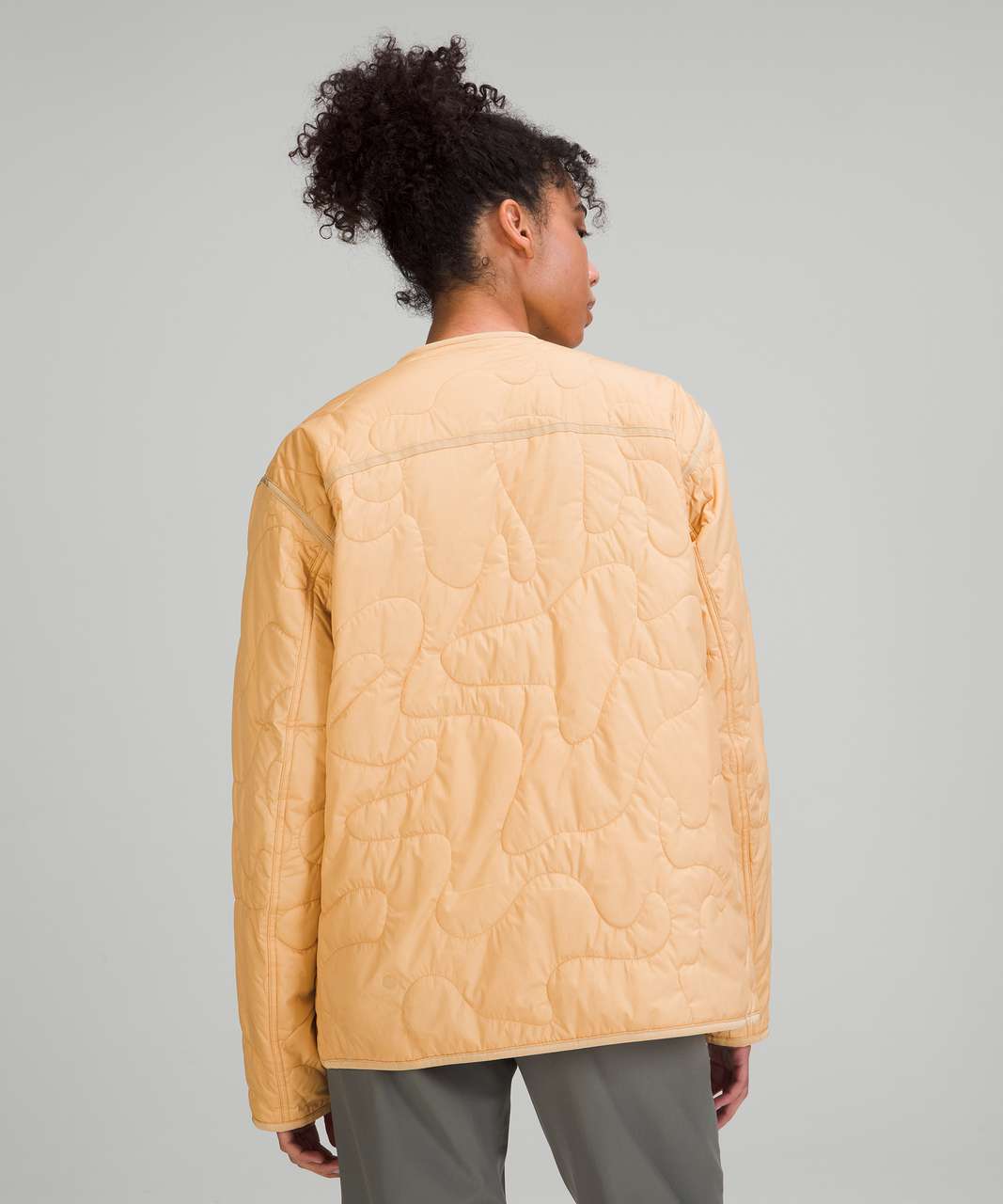 Lululemon Insulated Quilted Jacket - Heathered Pecan Tan - lulu
