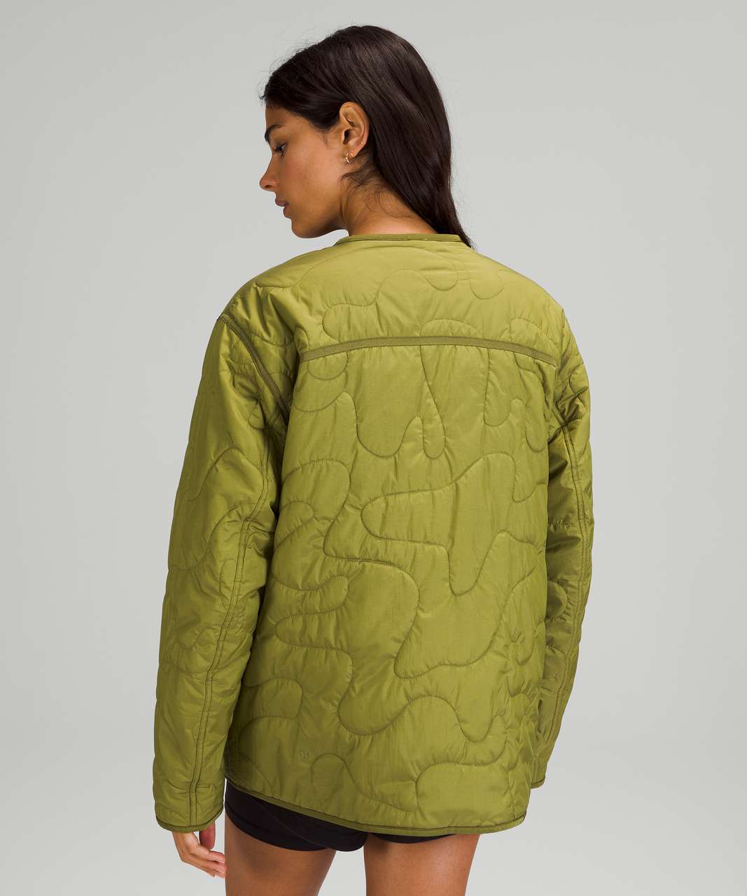 Lululemon Insulated Quilted Jacket - Heathered Juniper Green