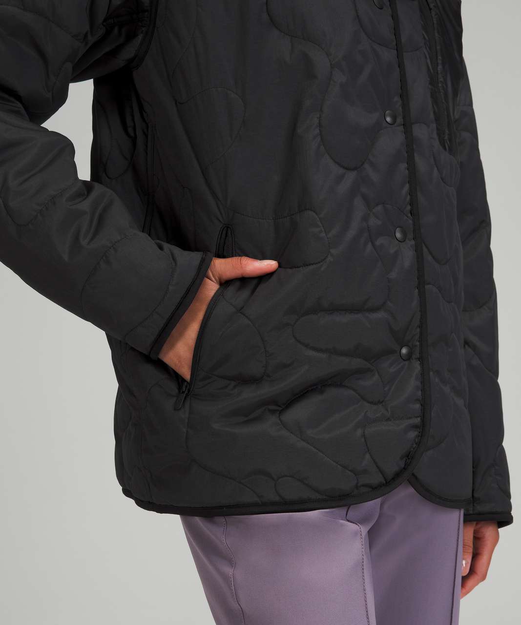 Lululemon Insulated Quilted Jacket - Heathered Black