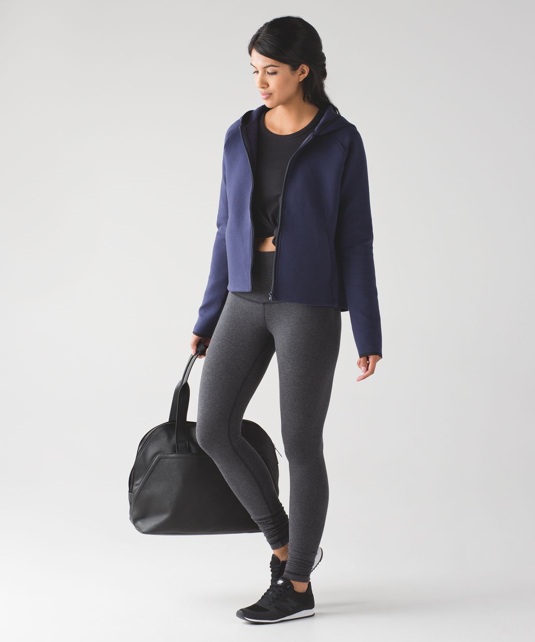 Lululemon City Bound Hoodie - Deep Indigo / Heathered Deep Indigo - lulu  fanatics