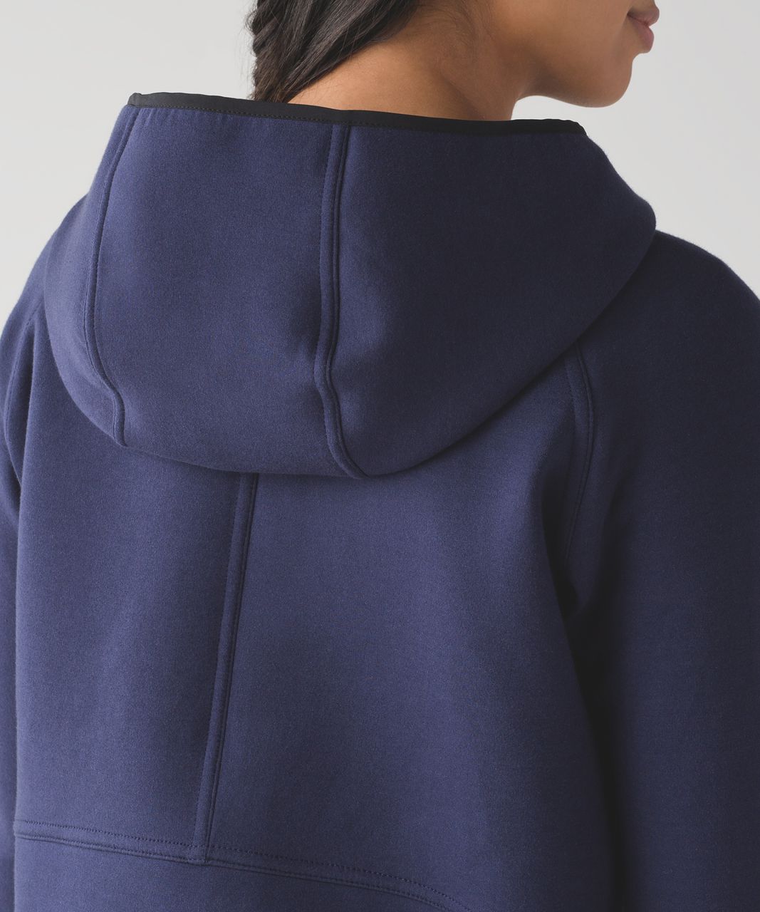 Lululemon City Bound Hoodie - Deep Indigo / Heathered Deep Indigo