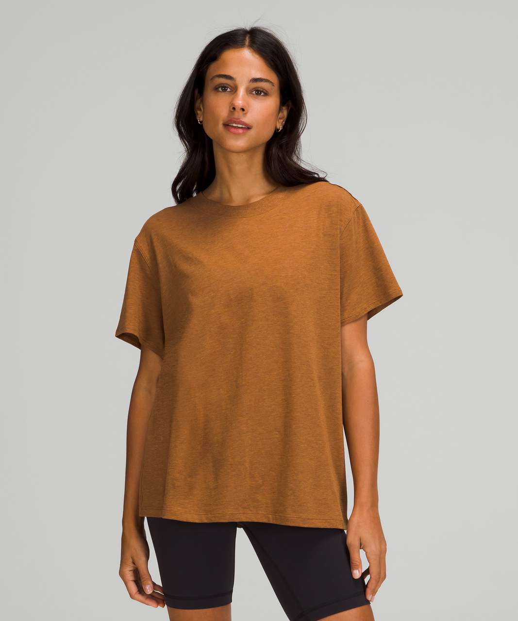 Lululemon All Yours Tee *Lightweight - Heathered Copper Brown