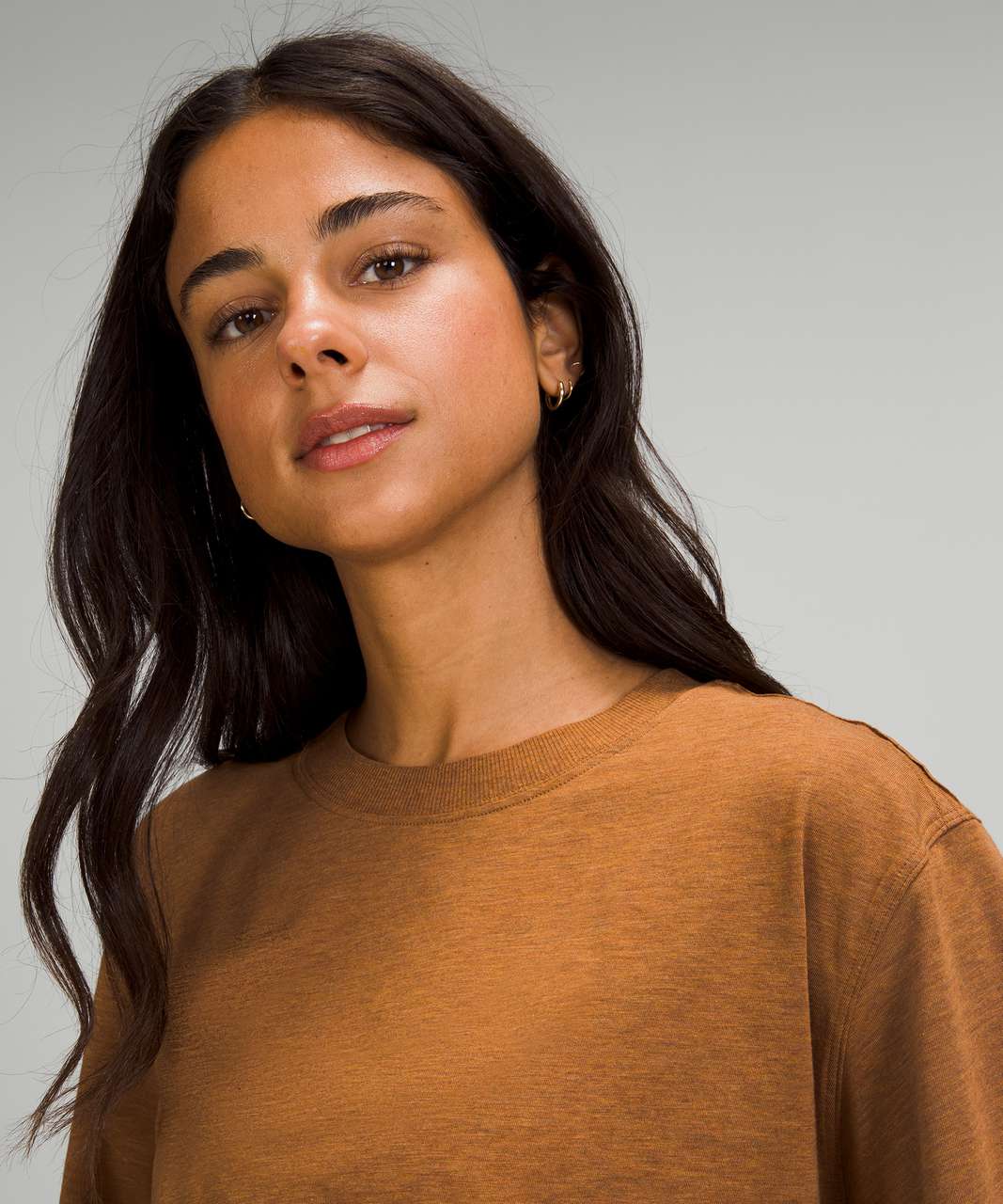 Lululemon All Yours Tee *Lightweight - Heathered Copper Brown - lulu ...