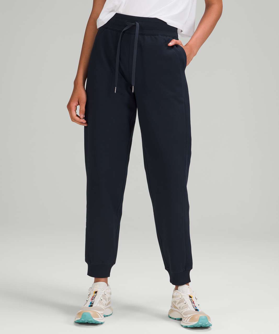 Navy Pull-On French Terry Joggers