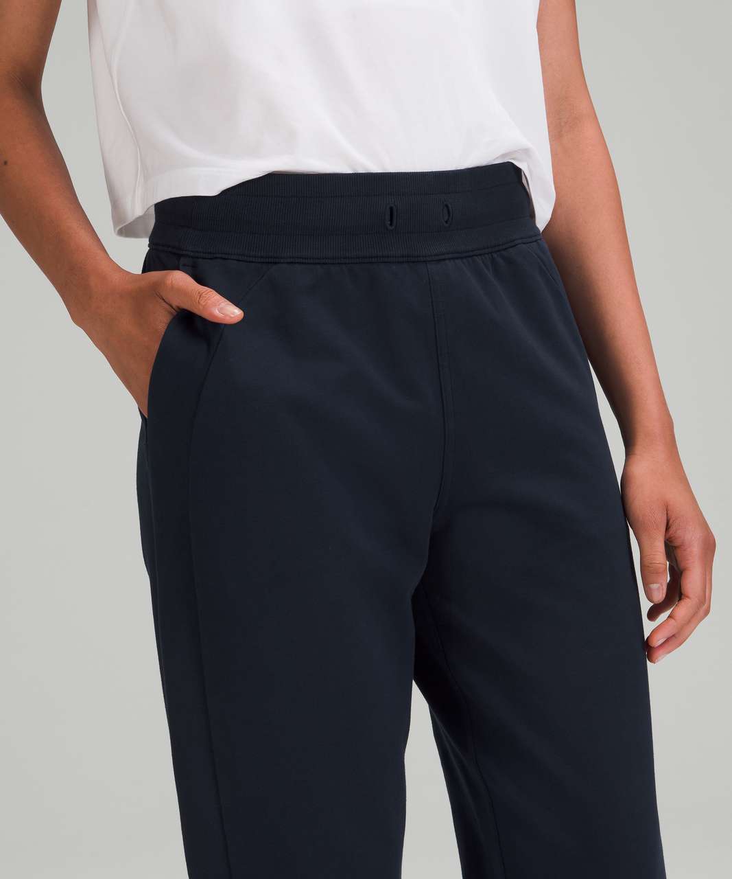 Scuba High-Rise French Terry Cropped Jogger