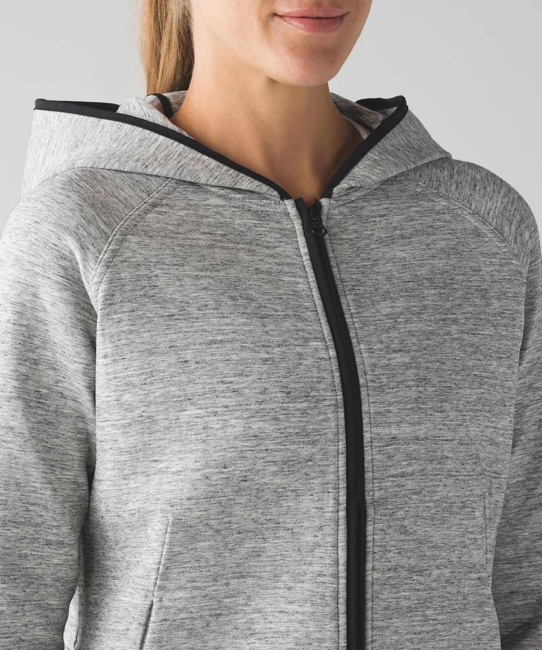 Lululemon City Bound Hoodie - Heathered Space Dyed Medium Grey / Heathered Space Dyed Medium Grey