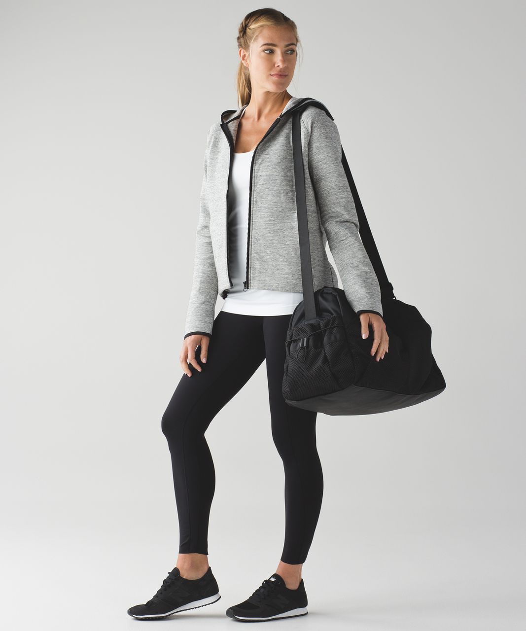 Lululemon City Bound Hoodie - Heathered Space Dyed Medium Grey / Heathered Space Dyed Medium Grey