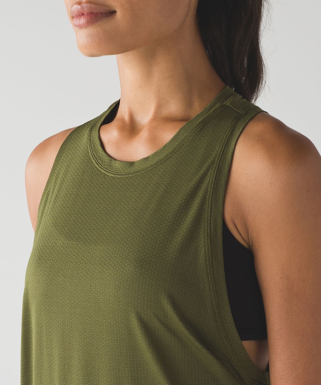 Lululemon Conduit Singlet - Brave Olive