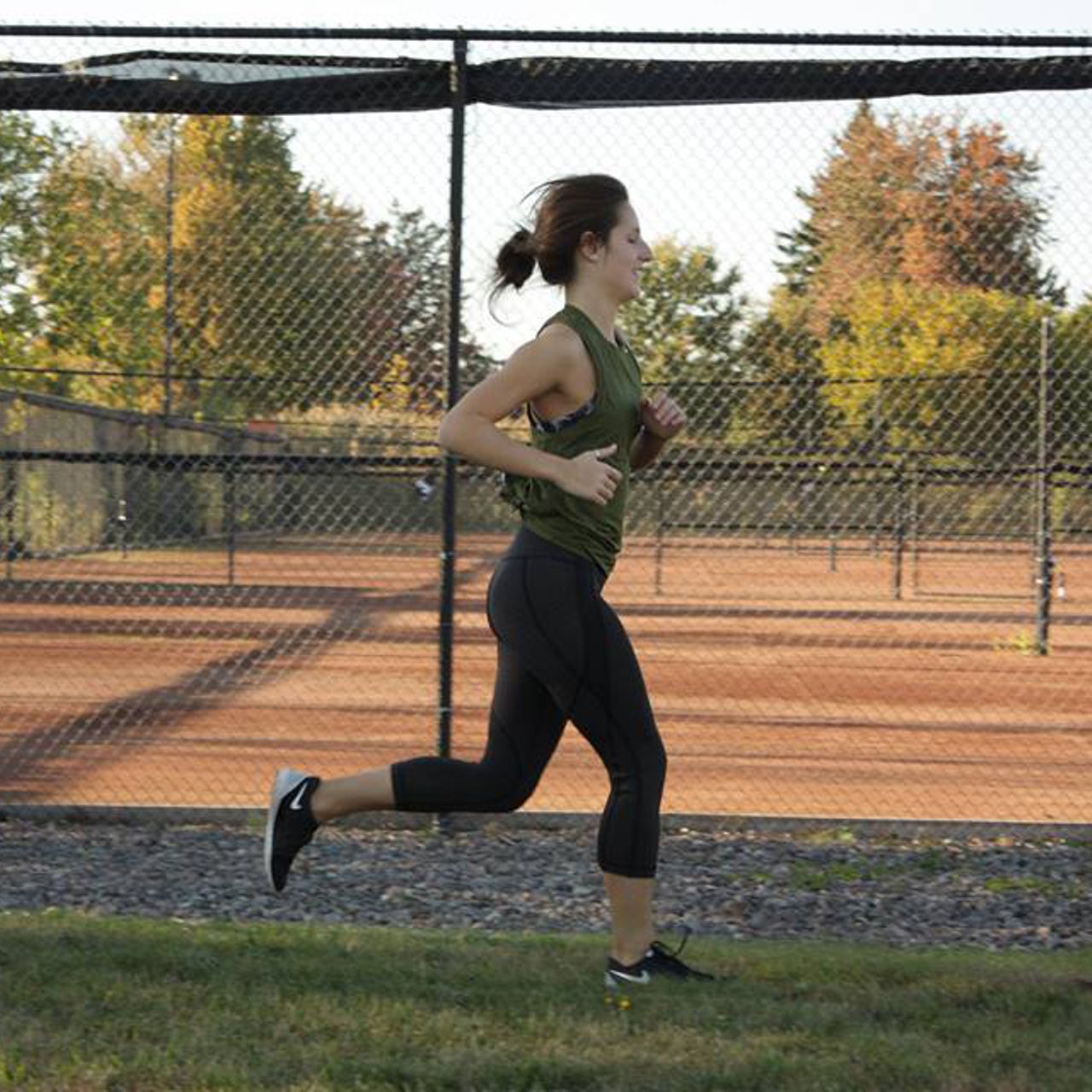 Lululemon Conduit Singlet - Brave Olive