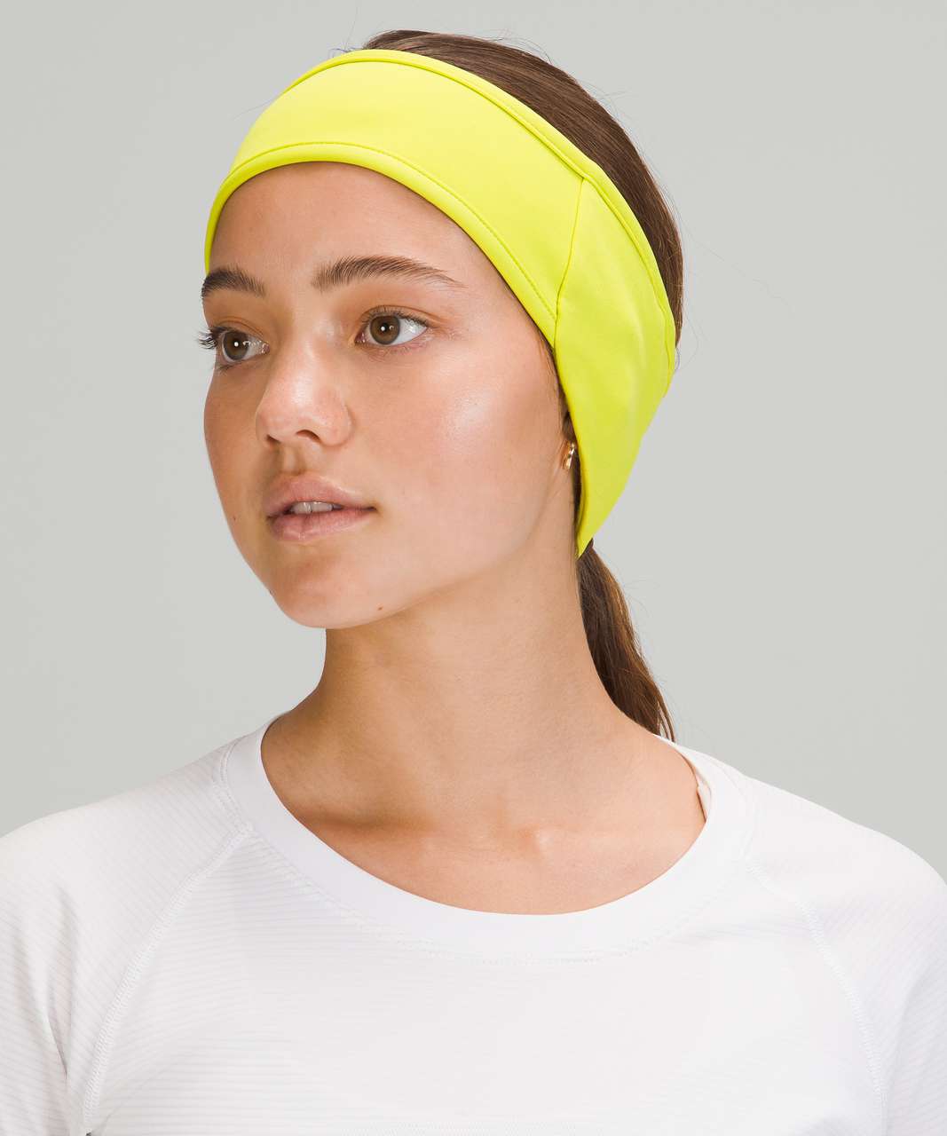 Lululemon Run for It All Earwarmer - Yellow Serpentine - lulu fanatics