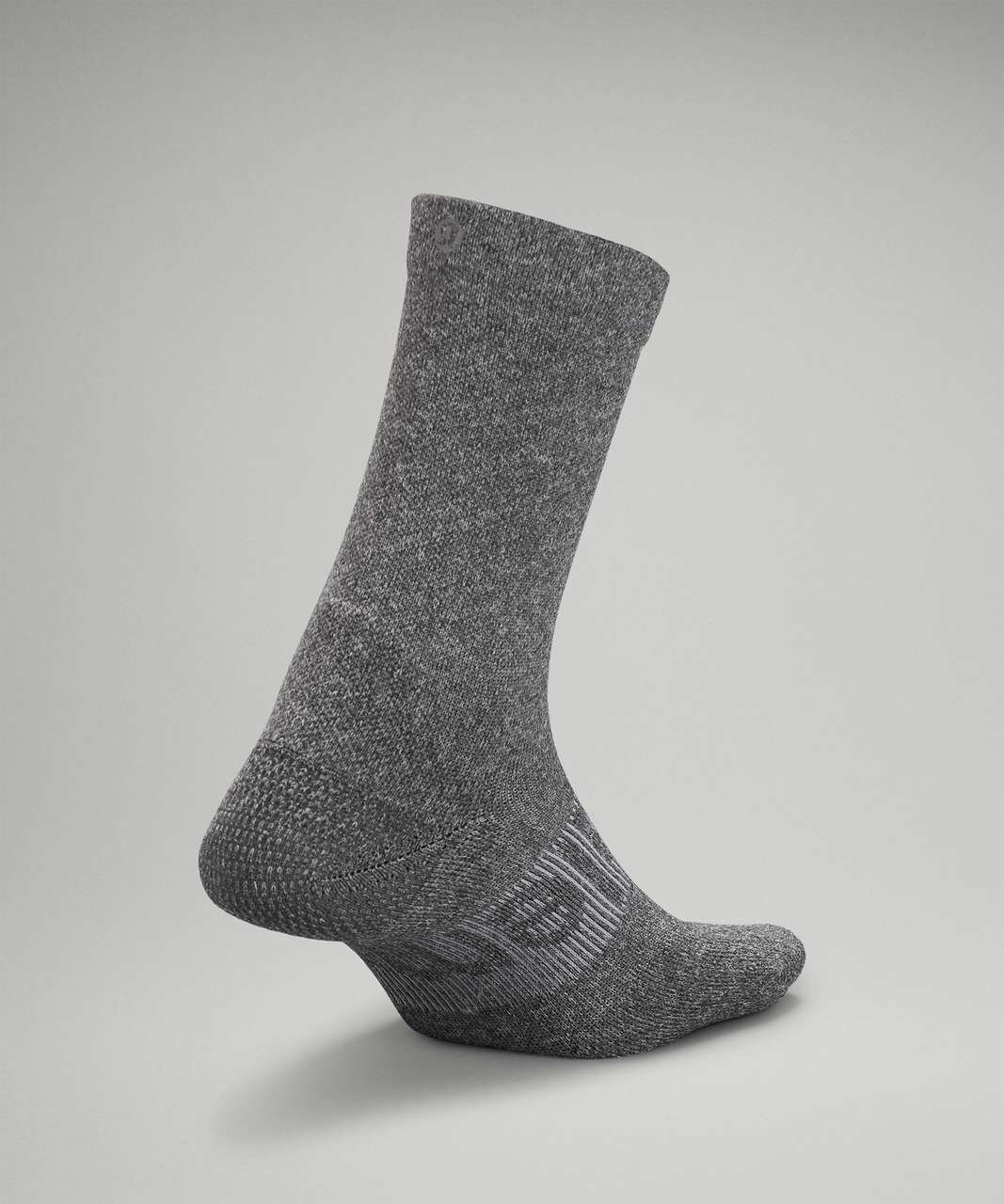 Lululemon Power Stride Crew Sock - Heathered Graphite Grey