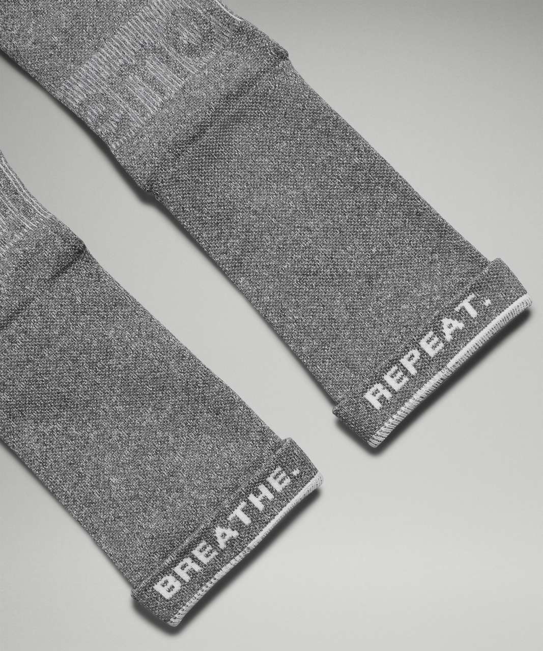 Lululemon Power Stride Crew Sock - Heathered Graphite Grey