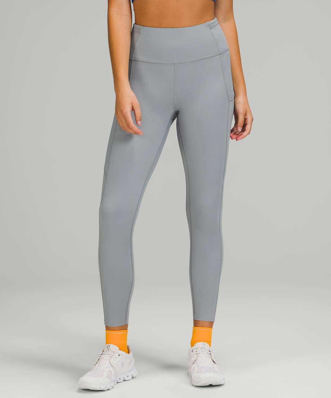 Lululemon Fast and Free High-Rise Tight 25 *Nulux - Rhino Grey - lulu  fanatics