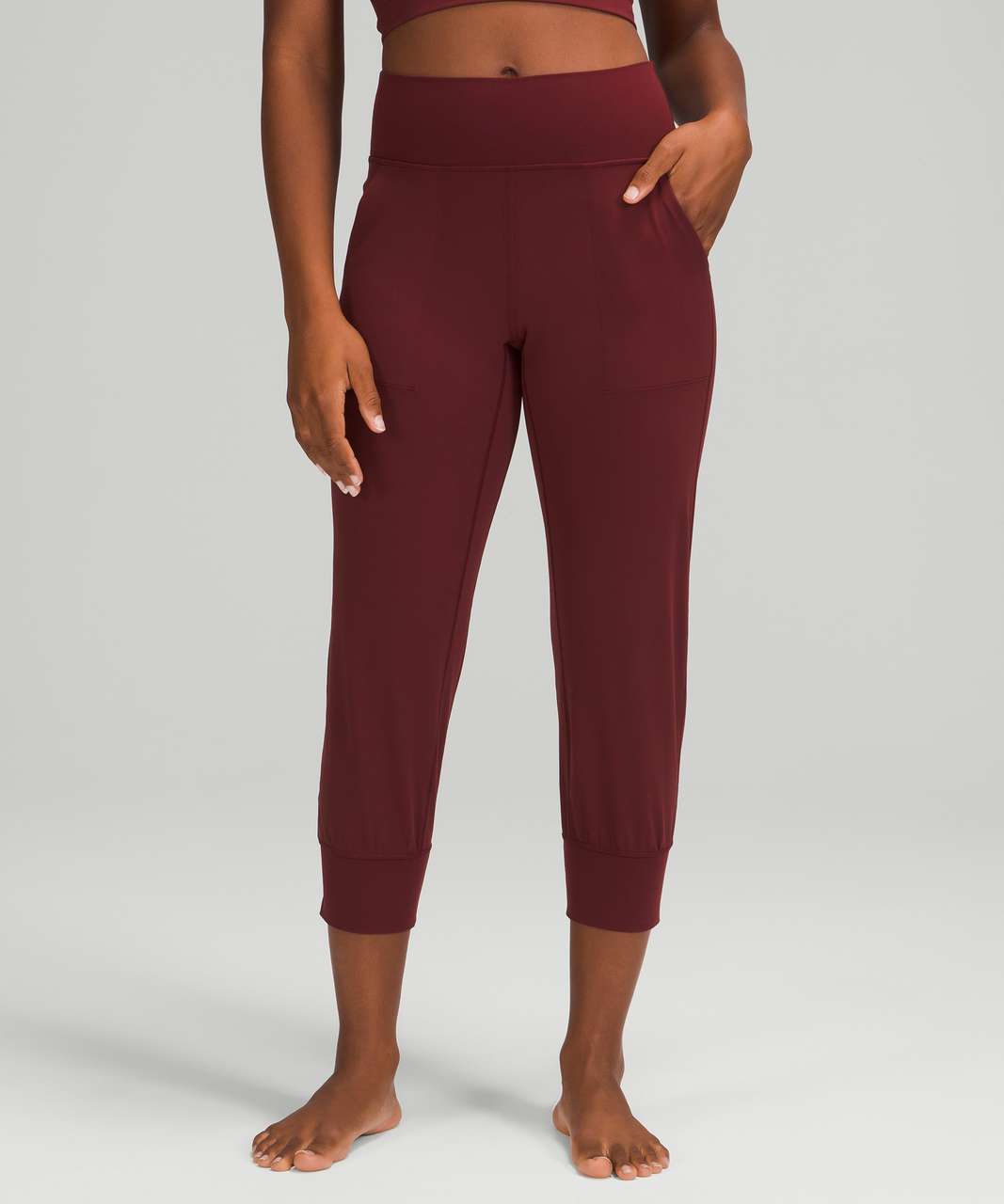 Lululemon Align Jogger Crop *23" - Red Merlot