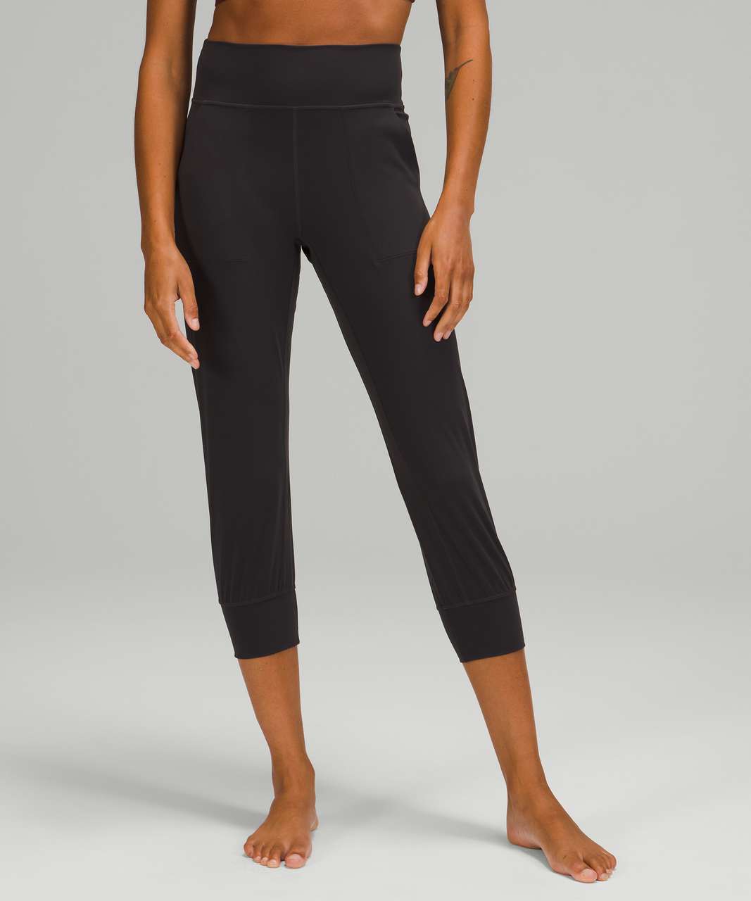 Lululemon Align Jogger Crop *23 - Black Granite - lulu fanatics