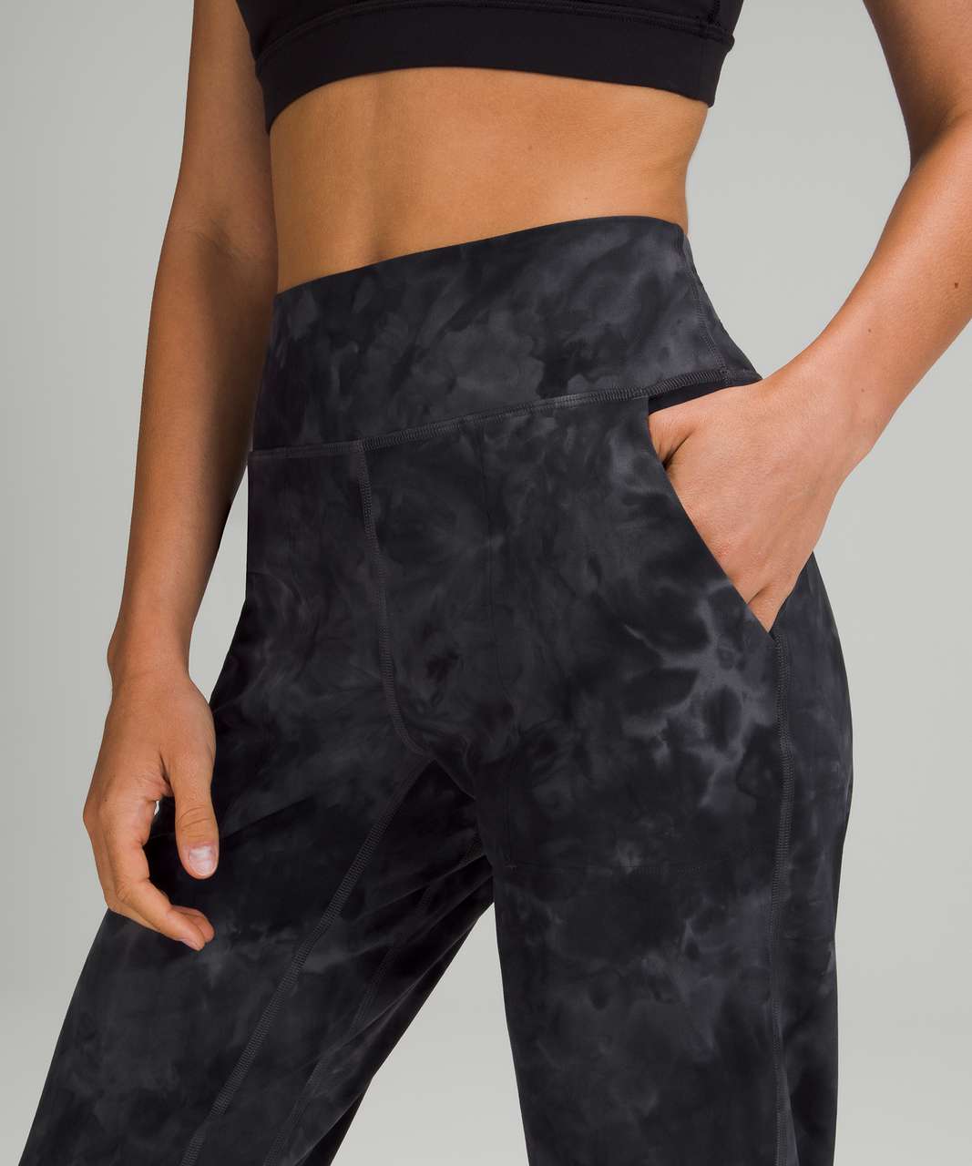 Lululemon NEW! Size 8 ALIGN HR CROP 21” Diamond Dye Pitch Grey Graphite  Gray - $76 (22% Off Retail) New With Tags - From Gracin