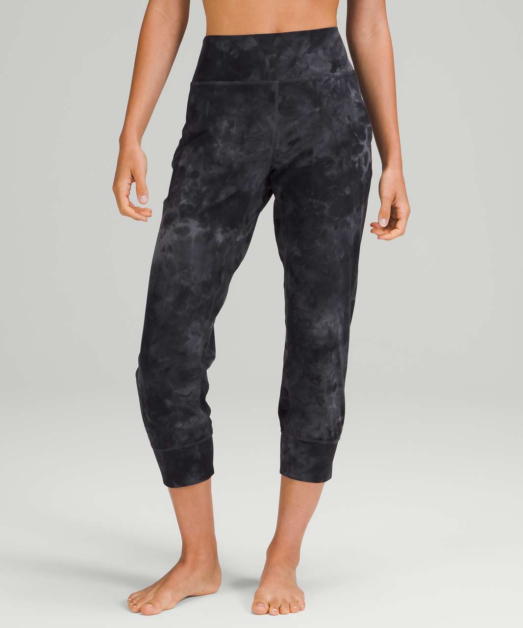 NWT Lululemon Align High-Rise Crop 23Diamond Dye Pitch Grey Graphite Grey  10