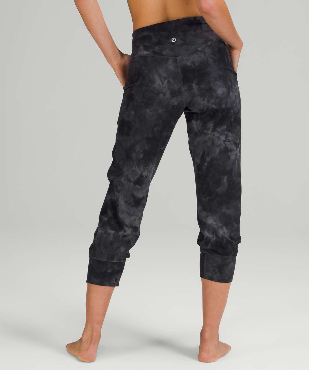 Lululemon Align Jogger Crop *23 - Diamond Dye Pitch Grey Graphite Grey -  lulu fanatics