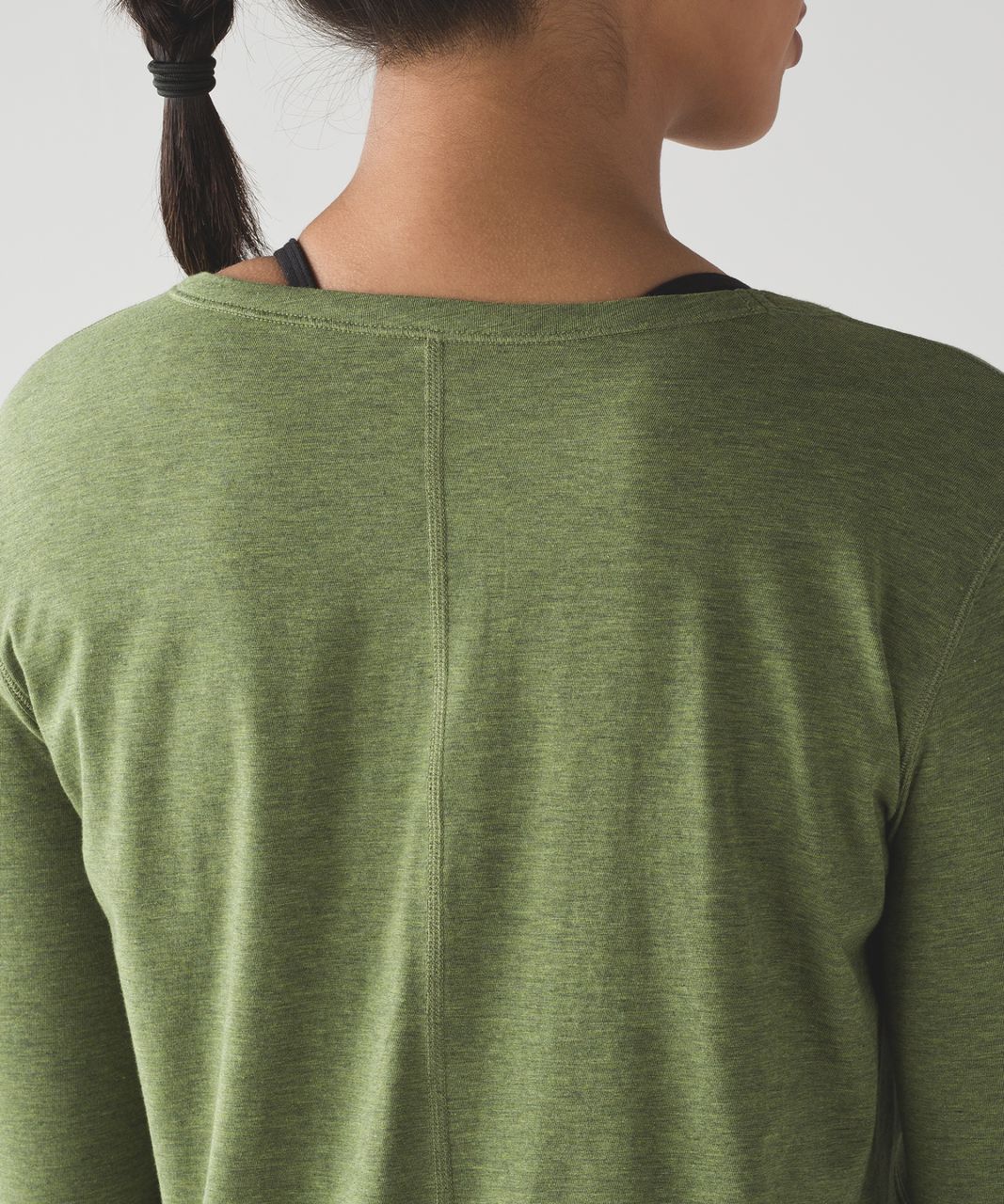 Lululemon Love Scoop Long Sleeve - Heathered Brave Olive