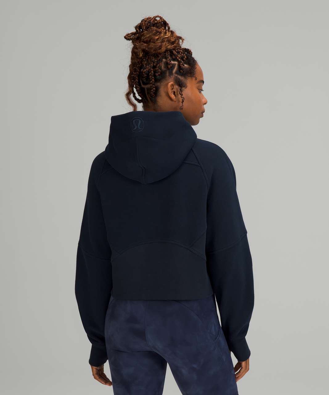 Lululemon Scuba Oversized 1/2 Zip Hoodie - True Navy - lulu fanatics