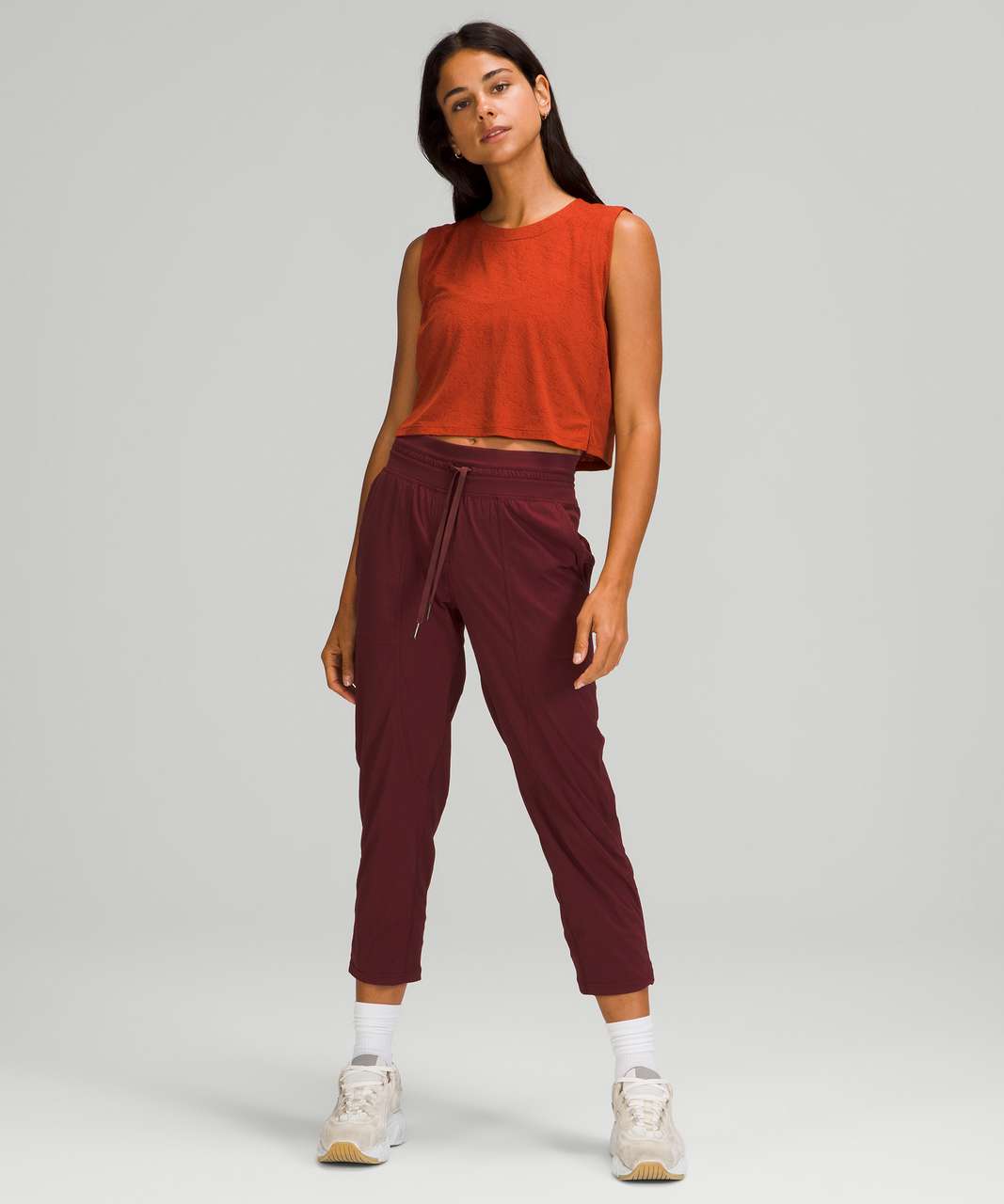 NWT Lululemon Dance Studio Mid-Rise Jogger in Red Merlot Sz 12