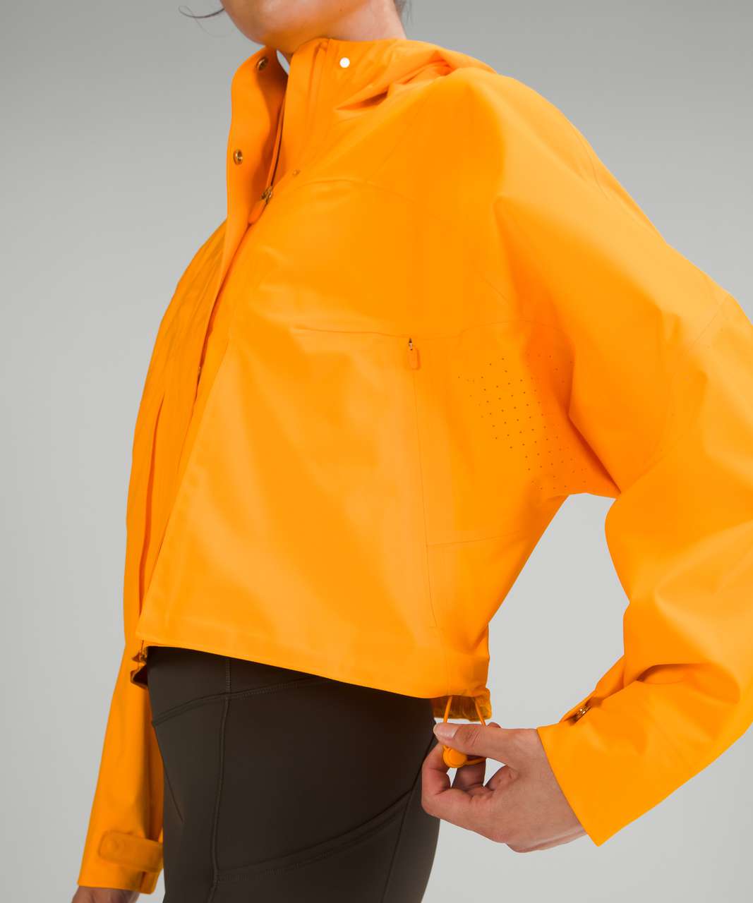 Lululemon Rain Chaser Jacket - Clementine - lulu fanatics