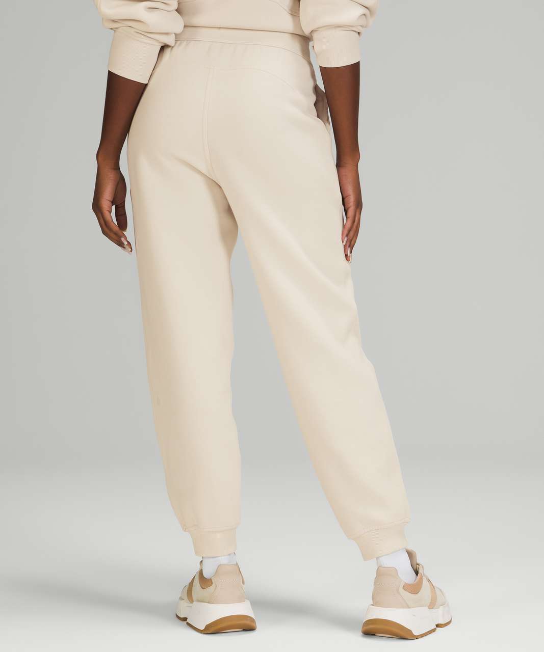 Lululemon Braided Detail High-Rise Jogger - White Opal - lulu fanatics